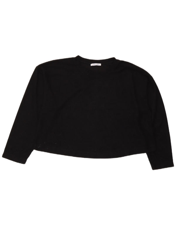 Top supradimensionat cu mânecă lungă pentru femei Trafaluc pentru femei, UK 10, mic, negru