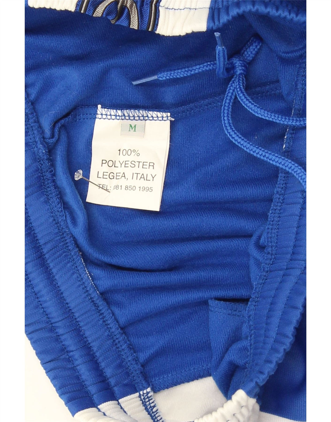 Legea Mens Graphic Full Tracksuit Medium Blue Colourblock Polyester