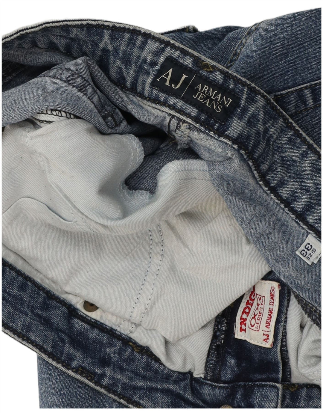Armani Womens Slim Jeans W33 L28 Blue