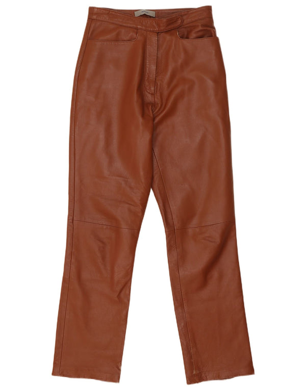 Montego Womens Straight Casual Trousers EU 36 Small W27 L30 Brown