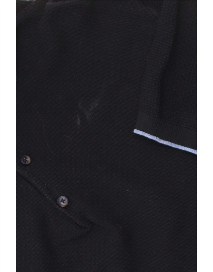 Massimo Dutti Polo Homme Grand Bleu Marine Coton