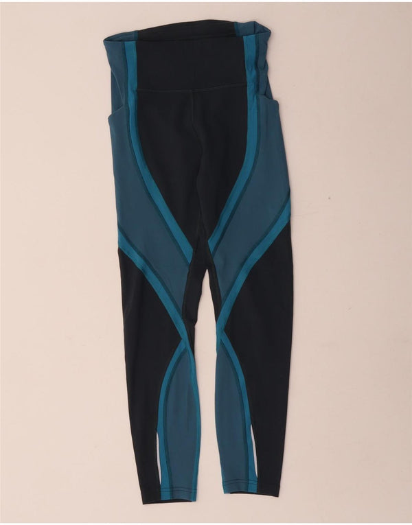 Leggings da donna Lululemon US 4 Small Blu Colourblock Nylon