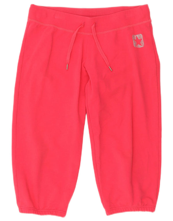 Converse Damen Bermuda Sport Shorts UK 12 Mittelrosa Baumwolle