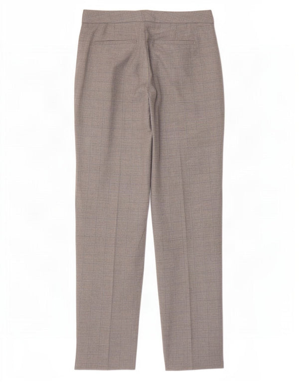 Marks & Spencer Chinobukser til kvinder UK 10 Small W27 L30 Grey Check