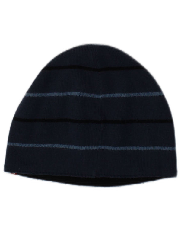 Levi's Mens Beanie Hat Small/Medium Navy Blue Striped Acrylic