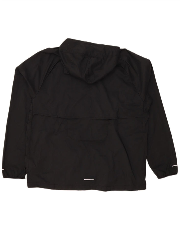 Nike Veste de survêtement à capuche pour homme Taille L Noir Polyester