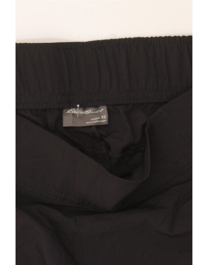 EDDIE BAUER Womens Tracksuit Trousers UK 6 XS  Black Polyester Vintage Eddie Bauer and Second-Hand Eddie Bauer from Messina Hembry 