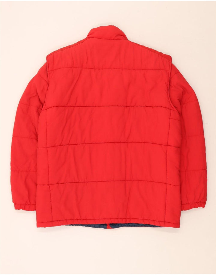 BRUGI Herren Wattierte Jacke IT 50 Large Rot Polyamid