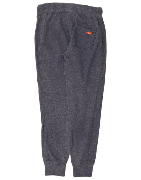 Superdry muške uske trenirke hlače Joggers male plave fleke