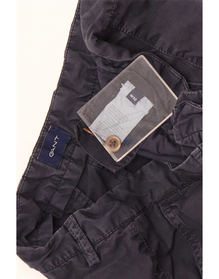 Gant Chino Shorts til mænd W32 Medium Marineblå Bomuld