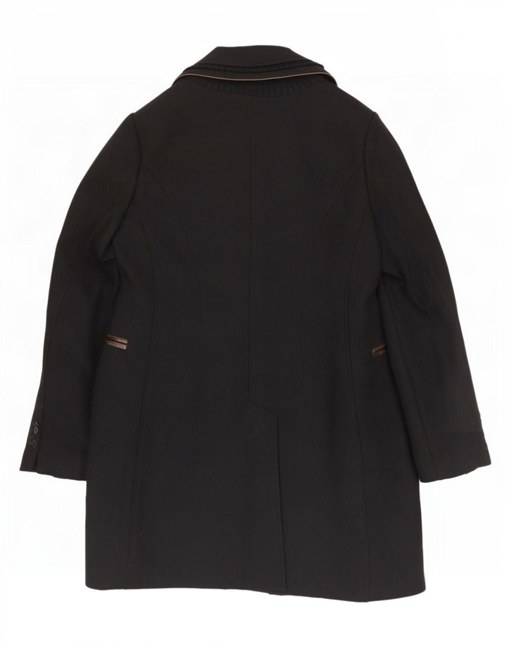 Abrigo Mujer Mabrun IT 48 XL Lana Virgen Negra