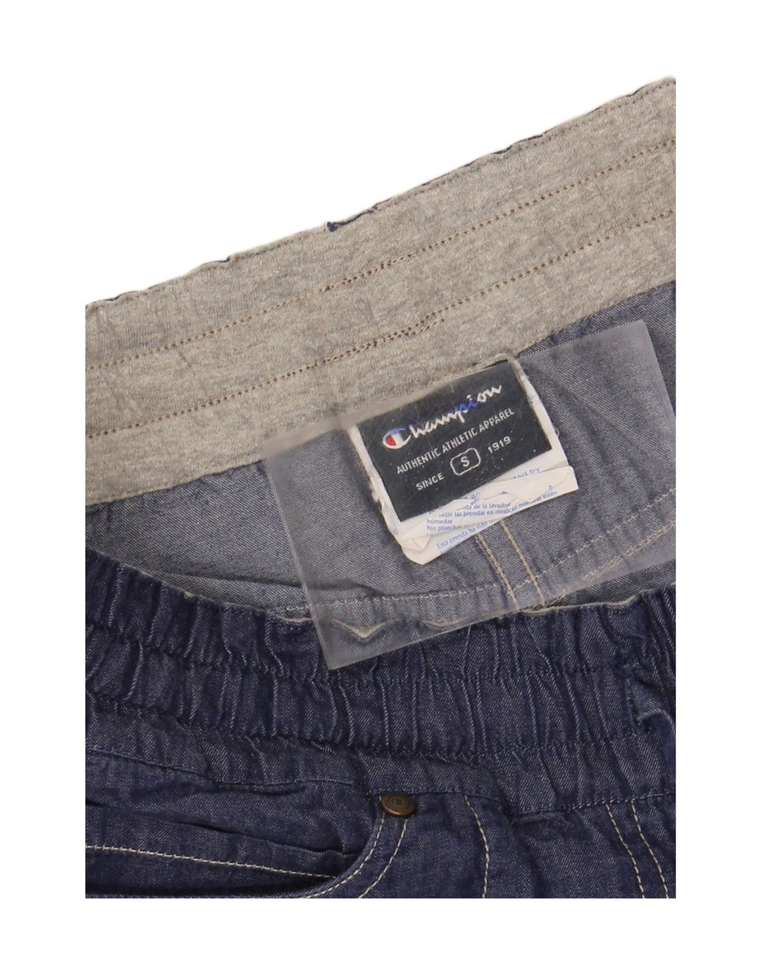 CHAMPION Womens Denim Shorts Small W30  Navy Blue Cotton Vintage Champion and Second-Hand Champion from Messina Hembry 