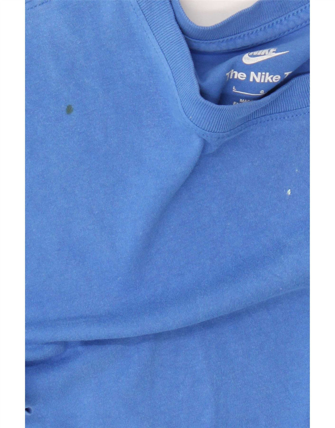 T-shirt da uomo Nike Top Large in cotone blu