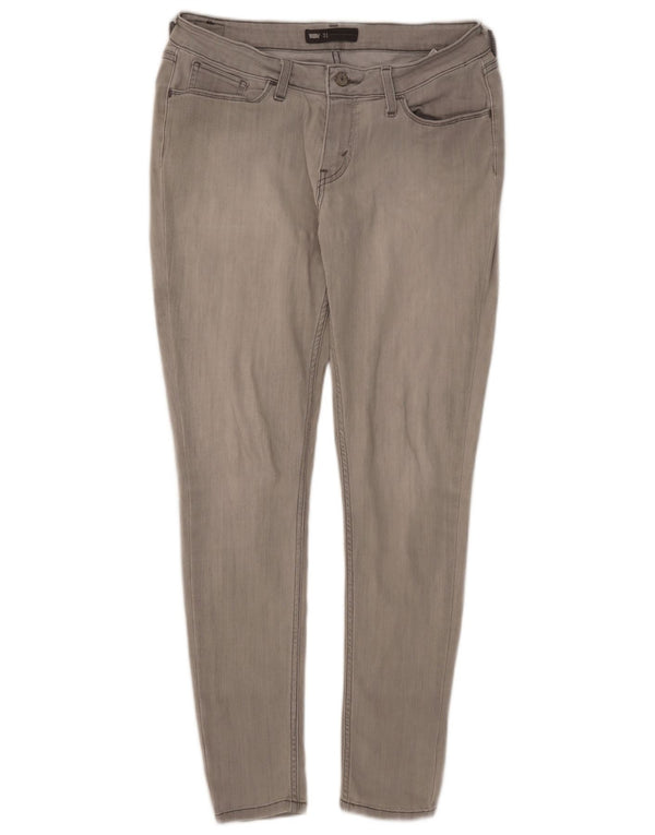 Γυναικείο Levi's Skinny Jeans Χαμηλής Μέσης W31 L30 Γκρι βαμβακερό