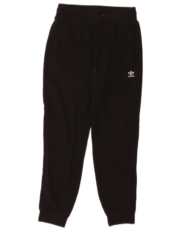 Pantaloni de trening Adidas pentru femei Joggeri UK 10 Bumbac negru mic