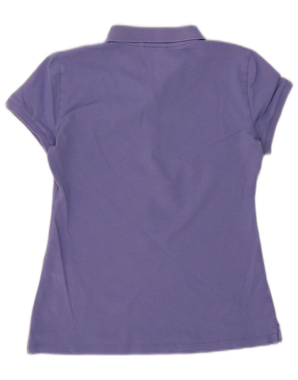Nautica Polo Femme UK 6 XS Bleu Coton