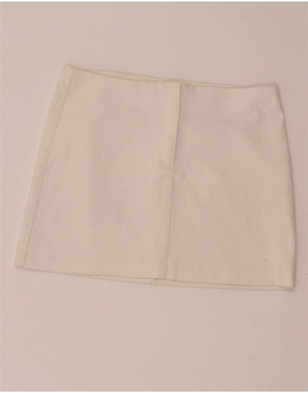 Benetton Womens Mini Skirt W28 Medium White