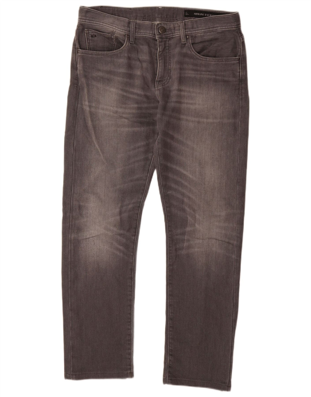 Armani Mens J13 Slim Jeans W32 L30 Grey Cotton