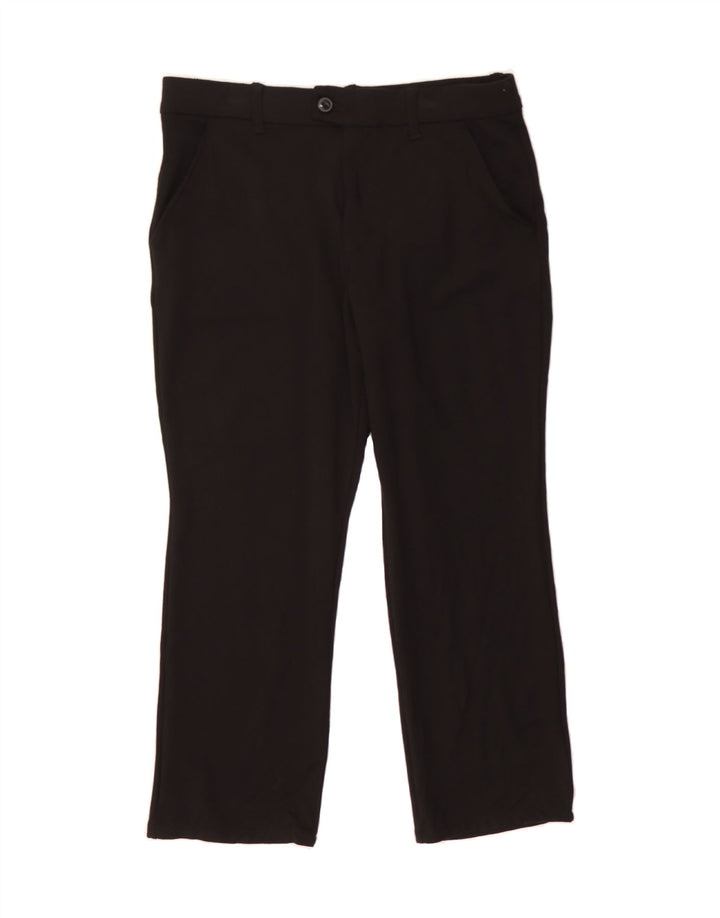 LEE Womens Straight Suit Trousers W36 L26 Black Rayon Vintage Lee and Second-Hand Lee from Messina Hembry 