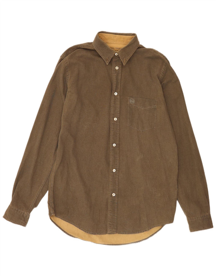 Murphy & Nye Herreskjorte Stor Khaki Bomuld