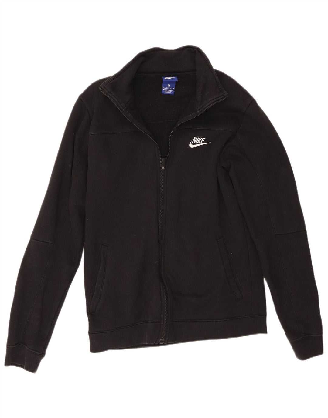 Giacca da ginnastica da uomo Nike XS in cotone nero