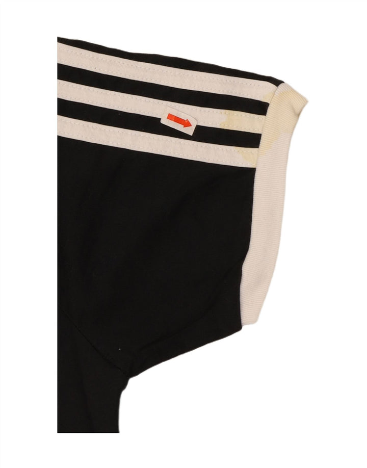 ADIDAS Mens T-Shirt Top Small Black Cotton Vintage Adidas and Second-Hand Adidas from Messina Hembry 