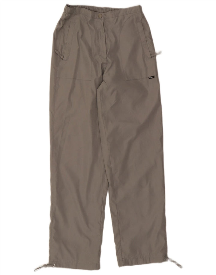 Champion Womens Straight Casual Trousers Small W26 L30 Grey Polyester