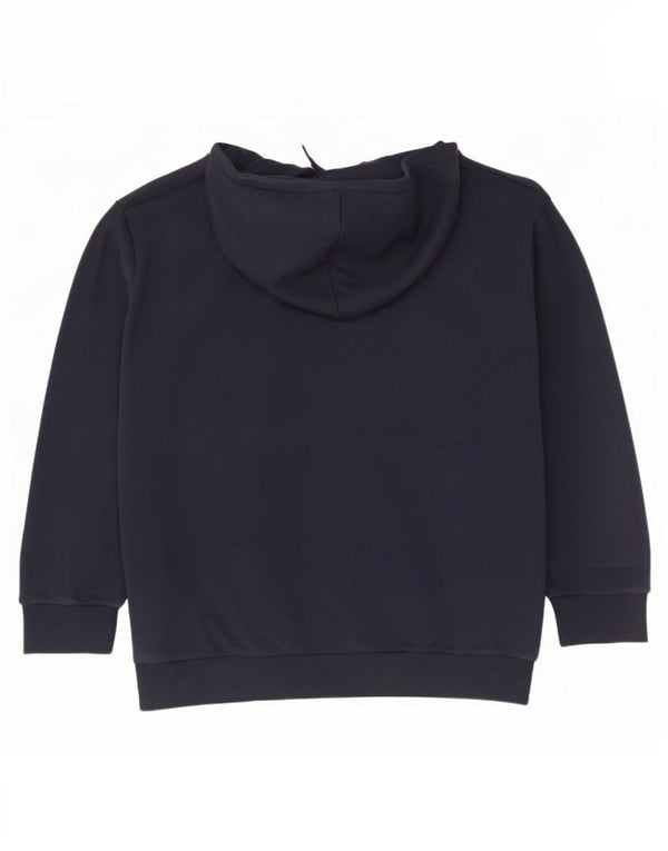 Jack & Jones Mens Loose Fit Hoodie Jumper 2XL Navy Blue Cotton
