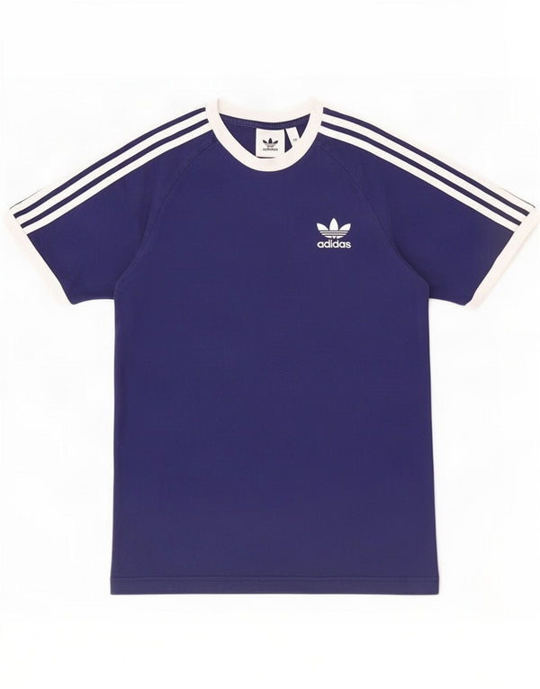 T-shirt Adidas pour homme, petit, bleu marine, coton
