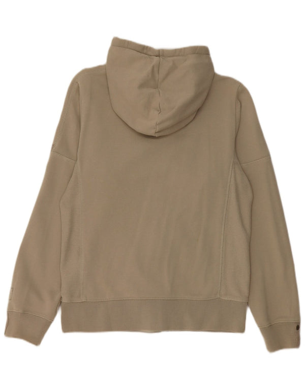 Champion Pull à capuche zippé graphique pour femme UK 14 Coton gris moyen