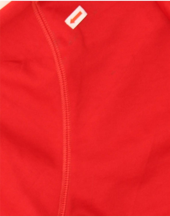 PUMA Mens Graphic Zip Hoodie Sweater Medium Red Polyester Vintage Puma and Second-Hand Puma from Messina Hembry 