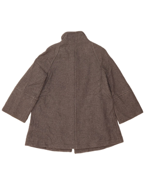 Pardesiu supradimensionat pentru femei Zara UK 10, lână gri mică