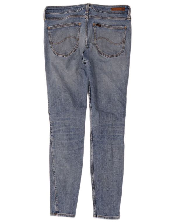 Lee Damen Scarlett Skinny Jeans W30 L31 Blaue Baumwolle