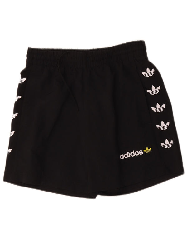 Adidas Mens Graphic Sport Shorts Small Black Polyester Sports