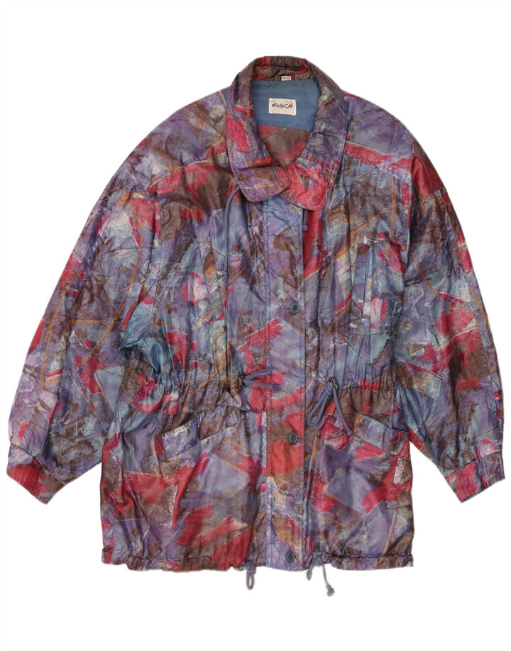 Vintage Womens Windbreaker Jacket EU 40/42 Large Multicoloured
