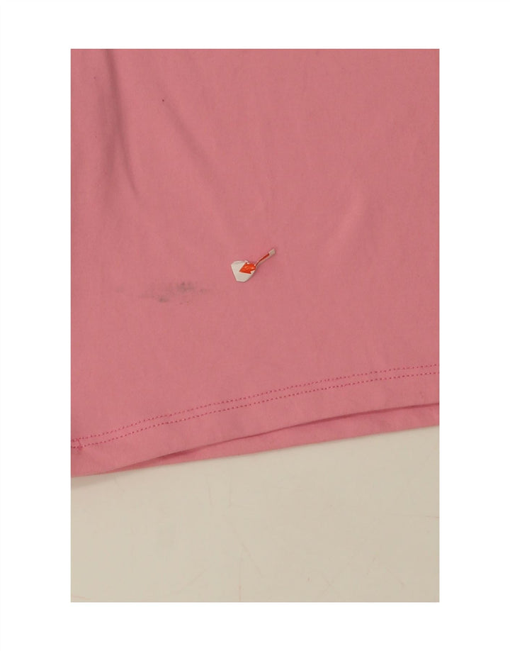 ZARA Womens T-Shirt Top UK 8 Small Pink Polyamide Vintage Zara and Second-Hand Zara from Messina Hembry 