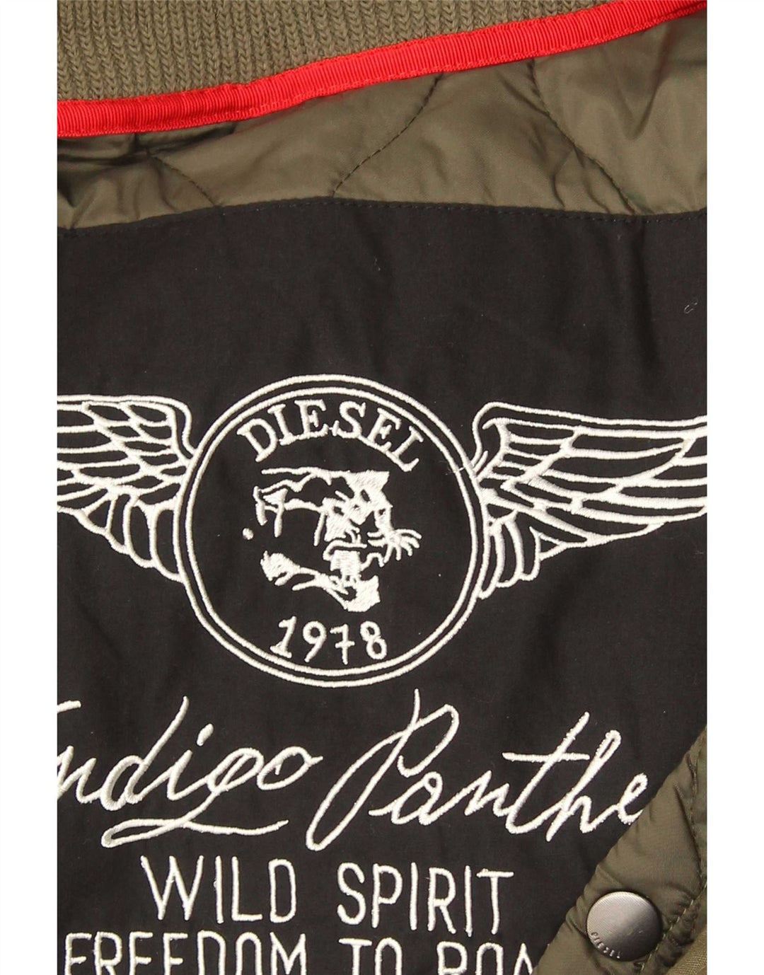 Diesel Mens Hooded Parka Jacket UK 38 Medium Khaki