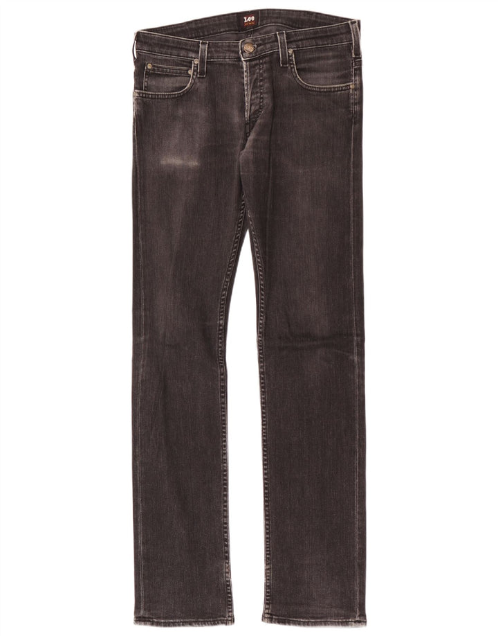 Lee Mens Slim Jeans W31 L34 Black Cotton