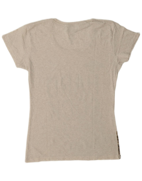 Hard Rock Cafe Girls Paris Grafisk T-Shirt Top 14-15 år XL Grå Flecked