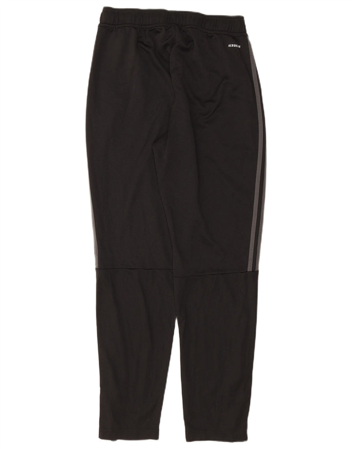 ADIDAS Womens Tracksuit Trousers UK 14 Large Black Polyester