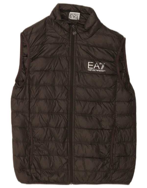 Emporio Armani Mens Padded Gilet UK 40 Large Green Polyamide