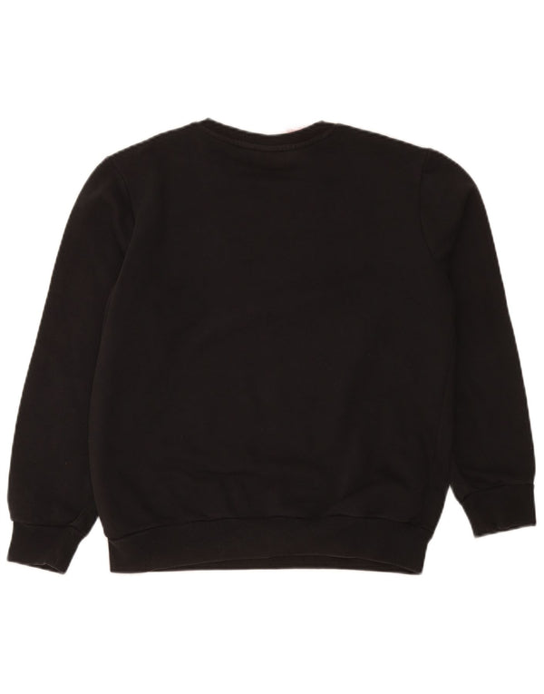 Adidas Jungen Grafik-Sweatshirt-Pullover 13–14 Jahre, schwarze Baumwolle
