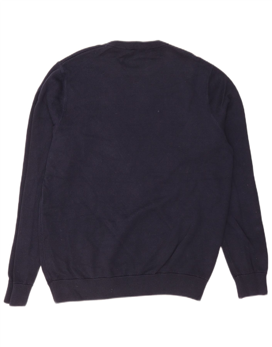 Pringle Mens Crew Neck Jumper Sweater Medium Navy Blue Cotton