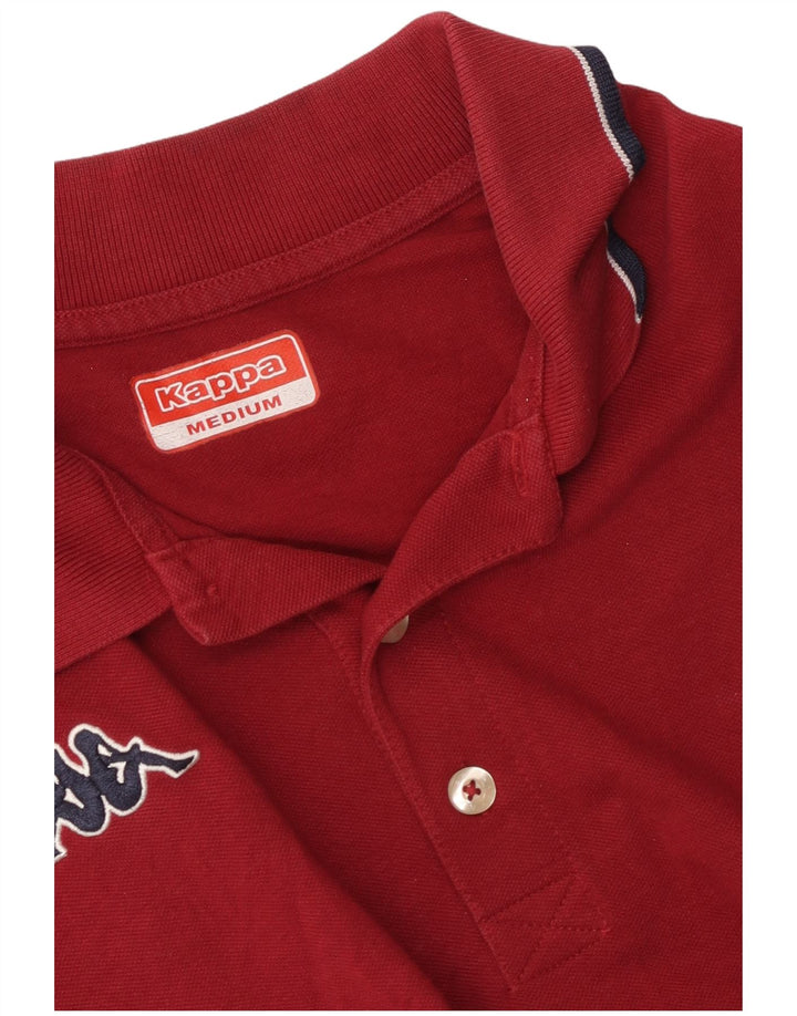 KAPPA Mens Polo Shirt Medium Burgundy