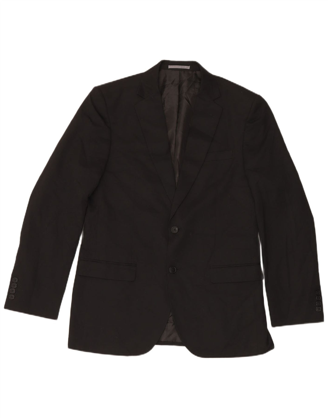 Marks & Spencer Herre Regular Fit 2-knaps blazerjakke EU 50 Large Black