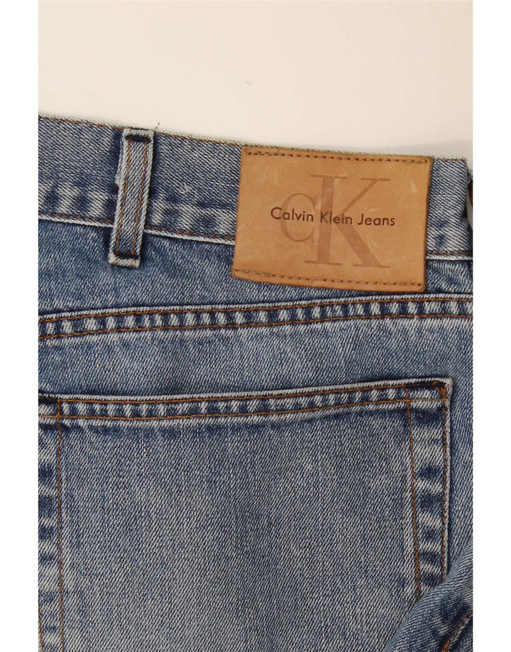Calvin Klein Womens Straight Jeans W36 L28 Blue