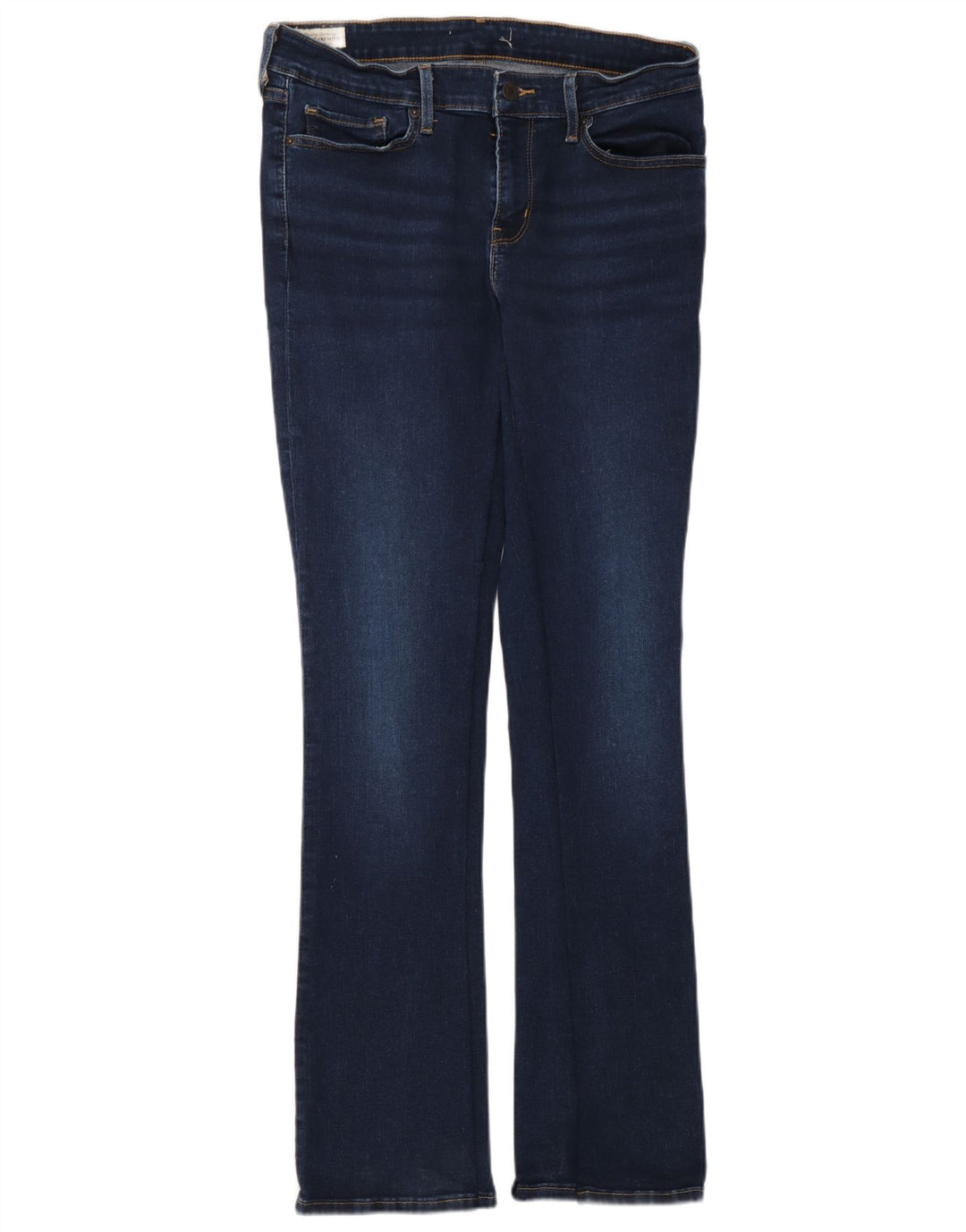 Levi's Womens Slim Bootcut Jeans W30 L32 Navy Blue Cotton