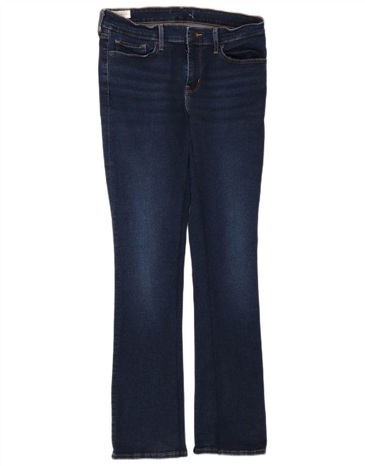 Levi's Womens Slim Bootcut Jeans W30 L32 Navy Blue Cotton