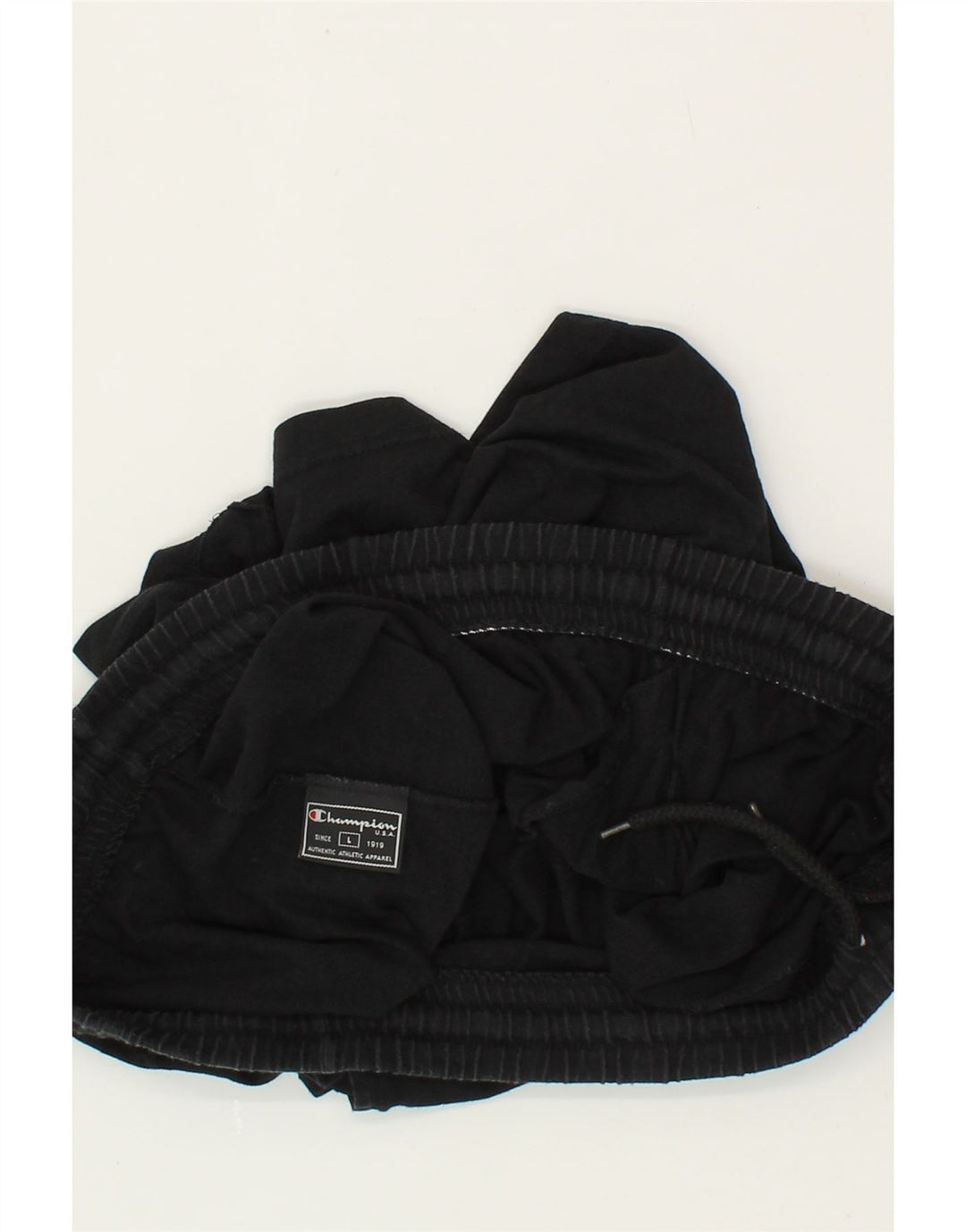 CHAMPION Mens Sport Shorts Large Black Vintage Champion and Second-Hand Champion from Messina Hembry 