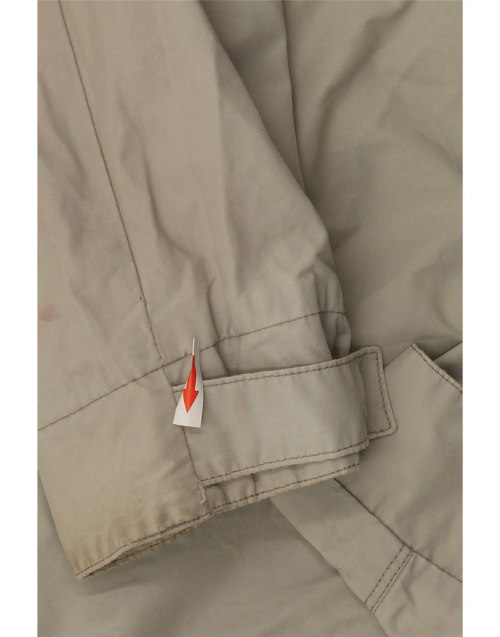 Geox Mens Bomber Jacket UK 44 2XL Grey Cotton